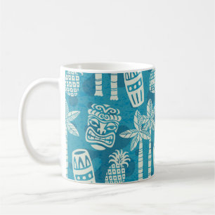 Retro Mid Century Modern Tiki Pattern Coffee Mug