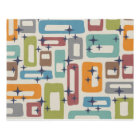 Retro Mid Mod Atomic Age Pattern