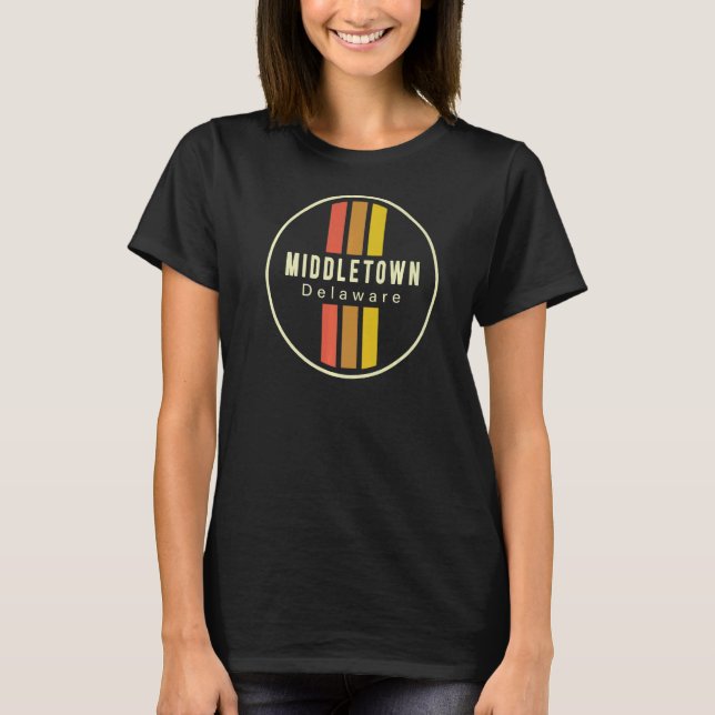 Retro Middletown Delaware T-Shirt (Front)