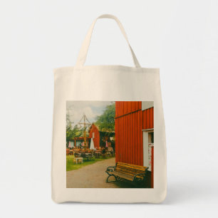 Retro Midsummer celebration in Trosa, Sweden Tote Bag