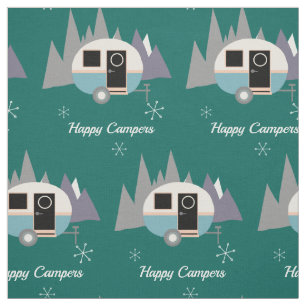 Retro Mini Camper Caravan Custom Fabric