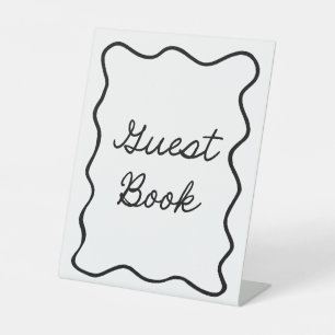 Retro Minimal Guest Book Sign