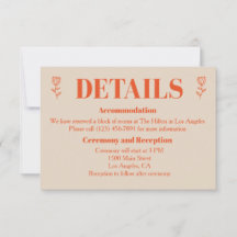 Retro Minimalist Custom Details Cards