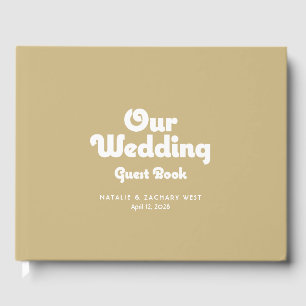Retro Minimalist Guest Book