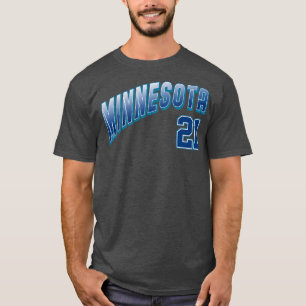 Retro Minnesota Number 21 1 T-Shirt