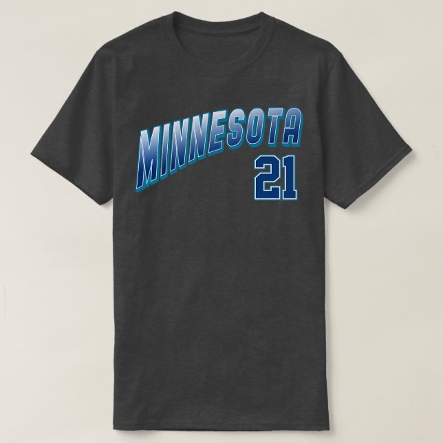 Retro Minnesota Number 2 T-Shirt (Design Front)
