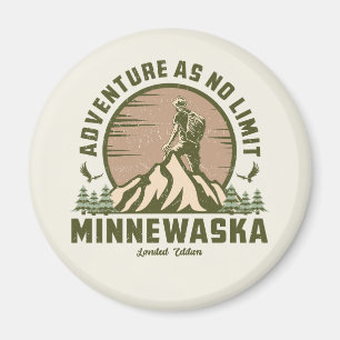 Retro Minnewaska Hike Magnet
