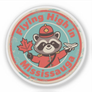 Retro Mississauga Racoon Mountie