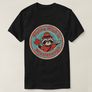 Retro Mississauga Racoon Mountie T-Shirt