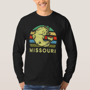 Retro Missouri Catfish Fishing Catfisherman Fisher T-Shirt