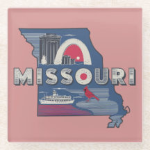 Retro Missouri Silhouette