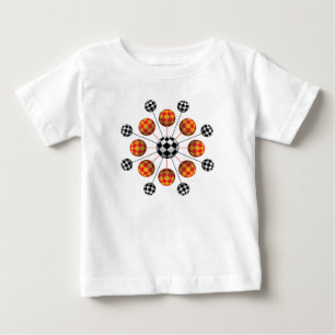 Retro Mod 3D Starburst Baby T-Shirt