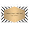 Retro Mod Black and White Pattern with Gold Emblem