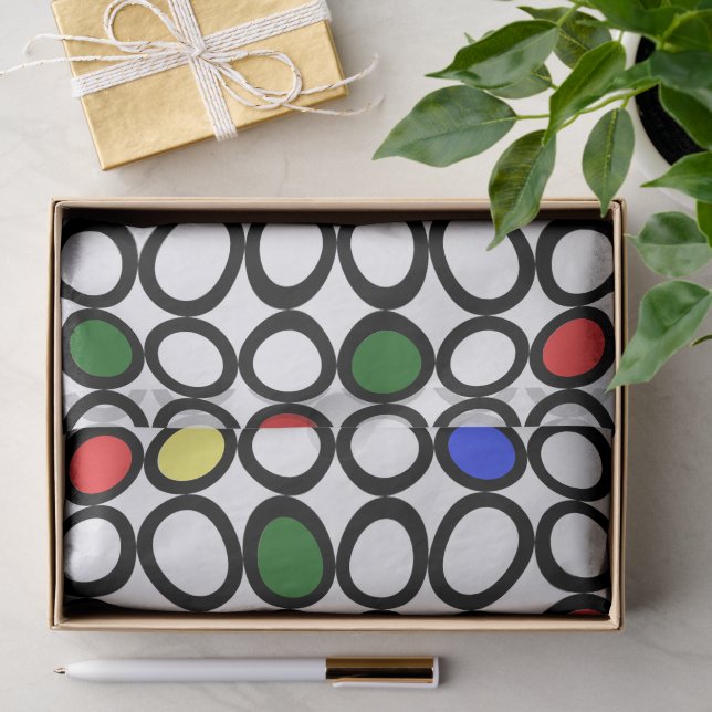 Retro Mod Fun Tissue Paper (Gift)