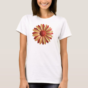 Retro MOD Hippie Daisy Flower - Trendy Fashion T-Shirt