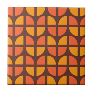 Retro Mod Pattern Ceramic Tile