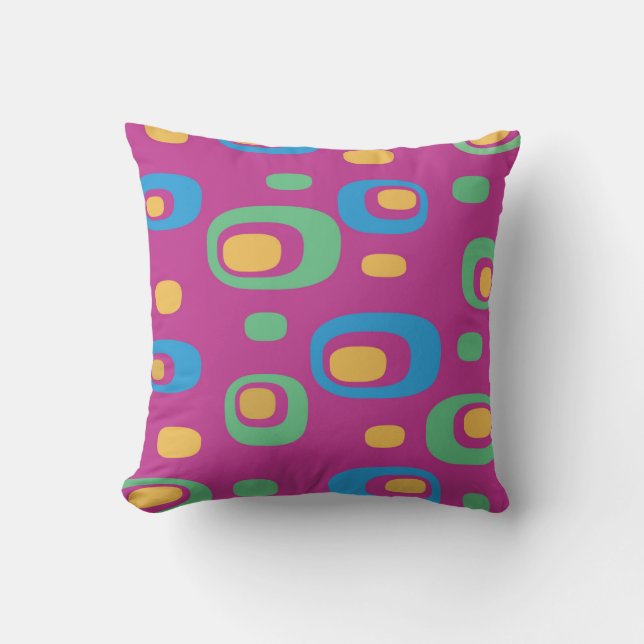Retro Mod Pattern Cushion (Front)