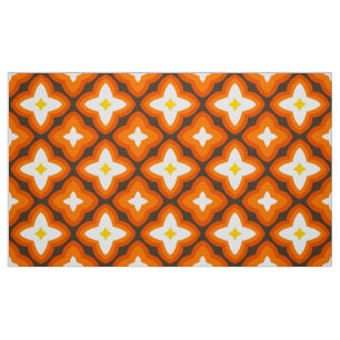 Retro mod pattern fabric