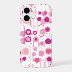 Retro Mod Purple Pods Dots Pattern Art Phone Case