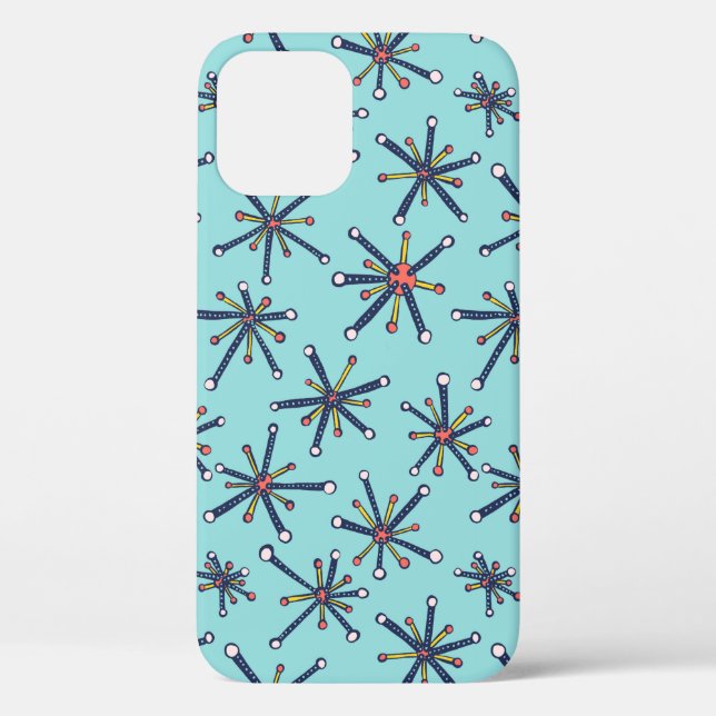 Retro Modern Abstract Biology Pattern Case-Mate iPhone Case (Back)