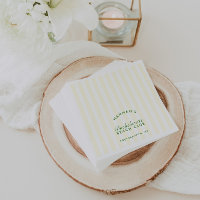 Retro Modern Bachelorette Green & Yellow