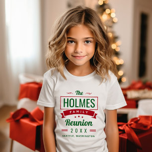 Retro Modern Family Reunion Logo T-Shirt