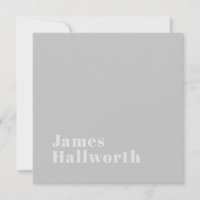 Retro Modern Minimalistic Name (or other text)