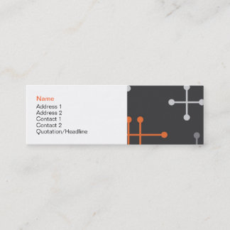 Retro Modern Pattern Profile Card