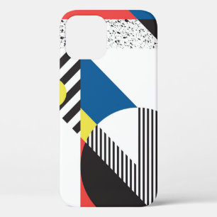 Retro Modern Style Background Design iPhone 12 Case