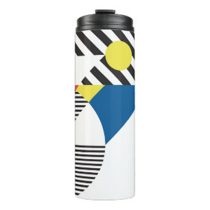 Retro Modern Style Background Design Thermal Tumbler
