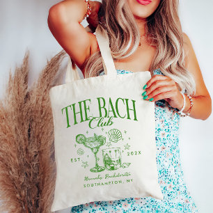 Retro Modern The Bach Club Bachelorette Weekend Tote Bag