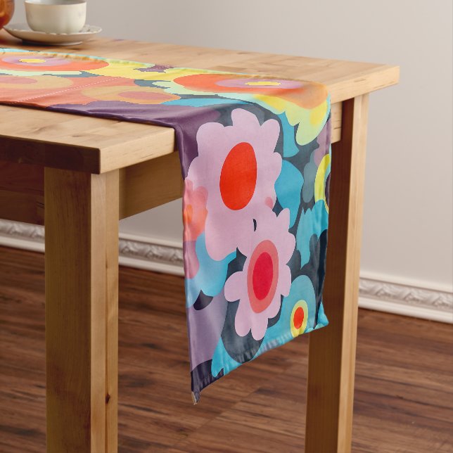 Retro Modflowers Short Table Runner (In Situ)
