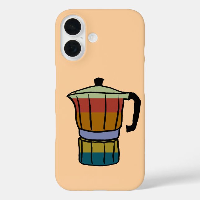 Retro Moka pot Case-Mate iPhone Case (Back)