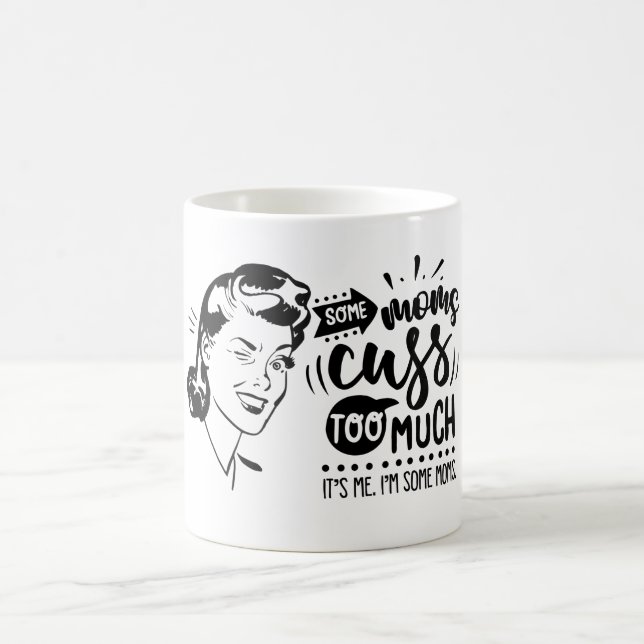 Retro Moms and Swearing Mug (Center)