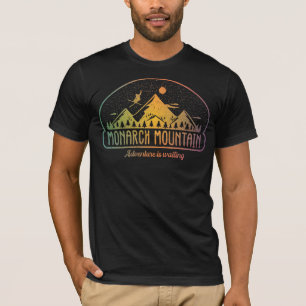 Retro Monarch Mountain Ski T-Shirt