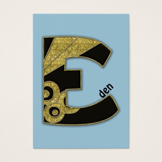 retro monogram - E (Front)