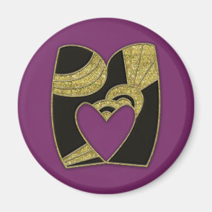 retro monogram - M Magnet