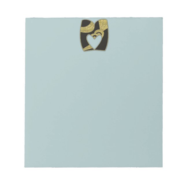 retro monogram - M Notepad (Front)