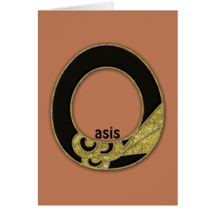 retro monogram - O