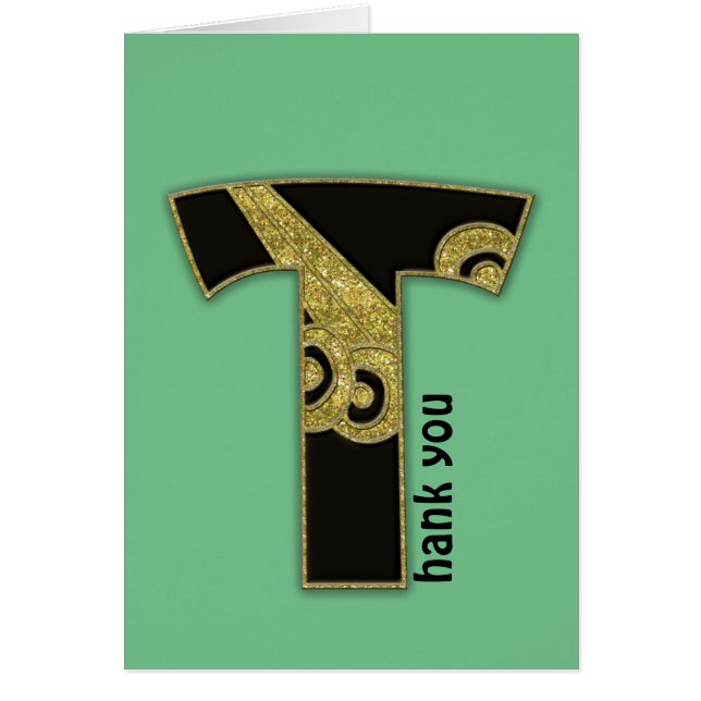 retro monogram - T (Front)