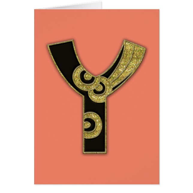 retro monogram - Y (Front)