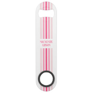 Retro Monogrammed Minimalist Stripes