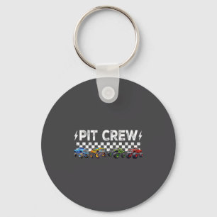 Retro Monster Truck Family T Crew Matching Birthda Key Ring
