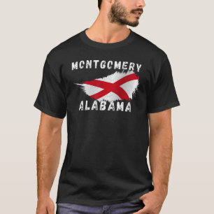 Retro Montgomery AL Alabama Apparel Souvenir T-Shirt