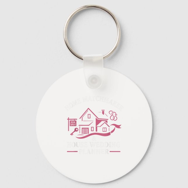 Retro Moo I Mean Boo Highland Cow Ghost Halloween  Key Ring (Front)