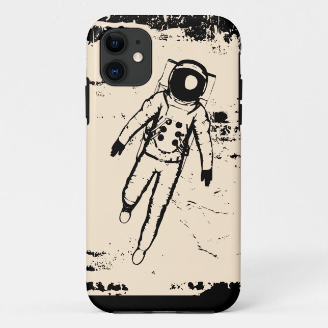 Retro Moon Walking Case-Mate iPhone Case (Back)