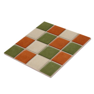  Retro Mosaic Squares  Ceramic Tile