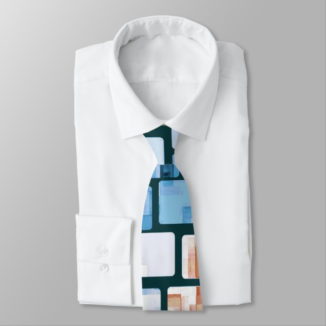 Retro Mosaic Tie (Tied)