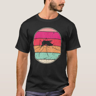 Retro Mosquito Vintage Mosquito Silhouette Mosquit T-Shirt