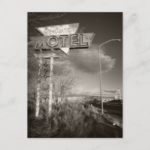 Retro Motel Postcard